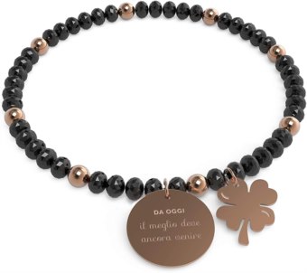 10 buoni propositi Bracciale Donna b-5376ro/n