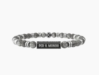 KIDULT Bracciale Rigido Uomo In Acciaio 316L – Frase Speciale Per Papà: 'Ogni Uomo Può Essere Padre...' – Misura 6,5x5,2 Cm