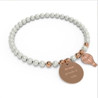 10 buoni propositi Bracciale Donna b5124ro/wt