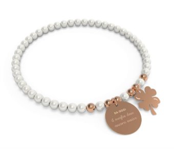 10 buoni propositi Bracciale Donna b5113ro/wt
