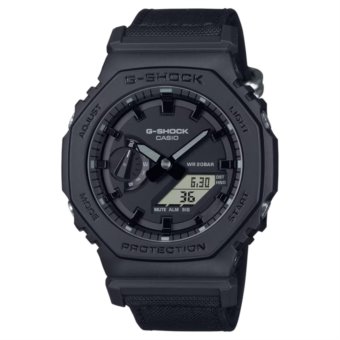 Casio g shock ga-2100bce-1aer orologio uomo multifunzione