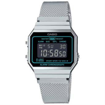 Casio vintage a700wems-1bef orologio unisex multifunzione