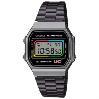 Casio vintage a168weuc-1aer orologio unisex multifunzione