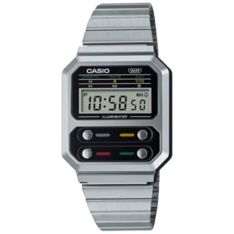Casio vintage a100we-1b orologio uomo multifunzione