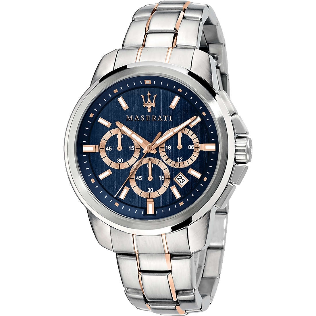 Maserati Orologio Uomo Traguardo Cronografo Al Quarzo – Acciaio, Ref. R8873612015 - copertina