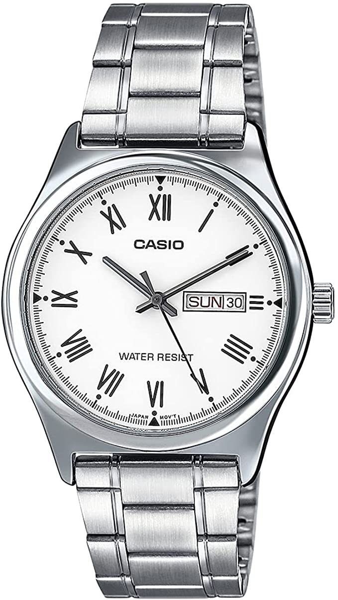 Casio orologio solo tempo da uomo bracciale in acciaio MTP-E700D-7EVEF
