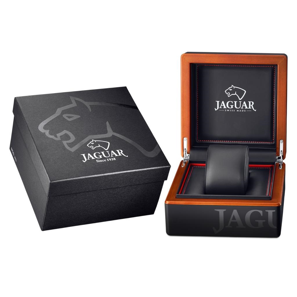 JAGUAR Orologio Executive J863/C – Cassa 44mm In Acciaio, Quadrante Blu, Vetro Zaffiro, Cinturino Bicolore – Uomo E Donna