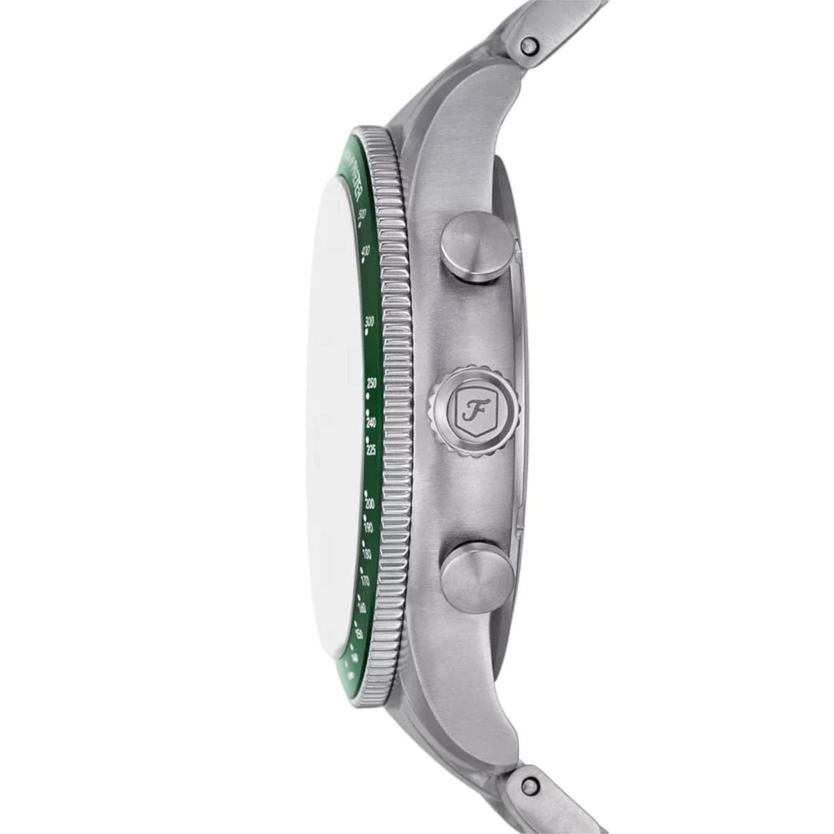 FANMIS Orologio Uomo Cronografo Quarzo 48mm - Lusso Casual Con Cinturino In Pelle E Quadrante Blu/Rosa - Impermeabile 3ATM