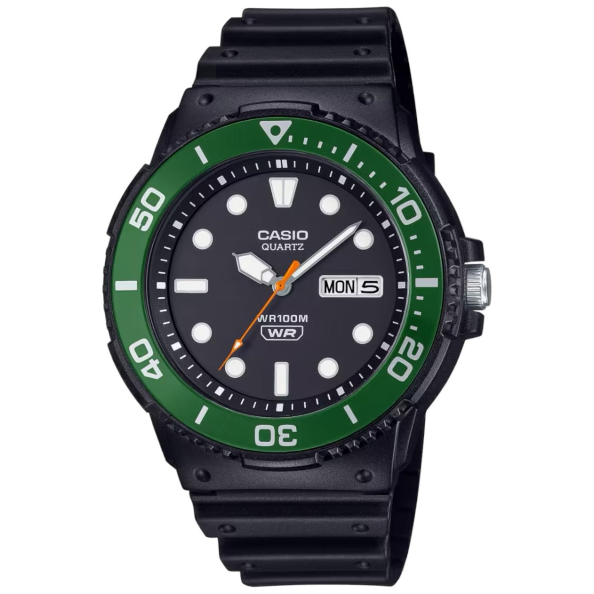 Casio Orologio Uomo MRW-230H-1E3VCF, Quarzo, Cinturino In Resina, Lunetta Girevole, 100m Water Resistant